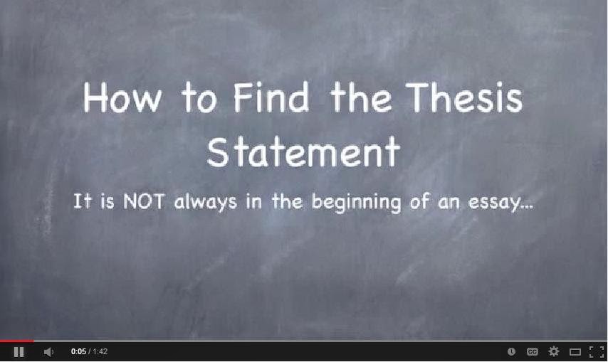 how to find my thesis statement how to find my thesis statement